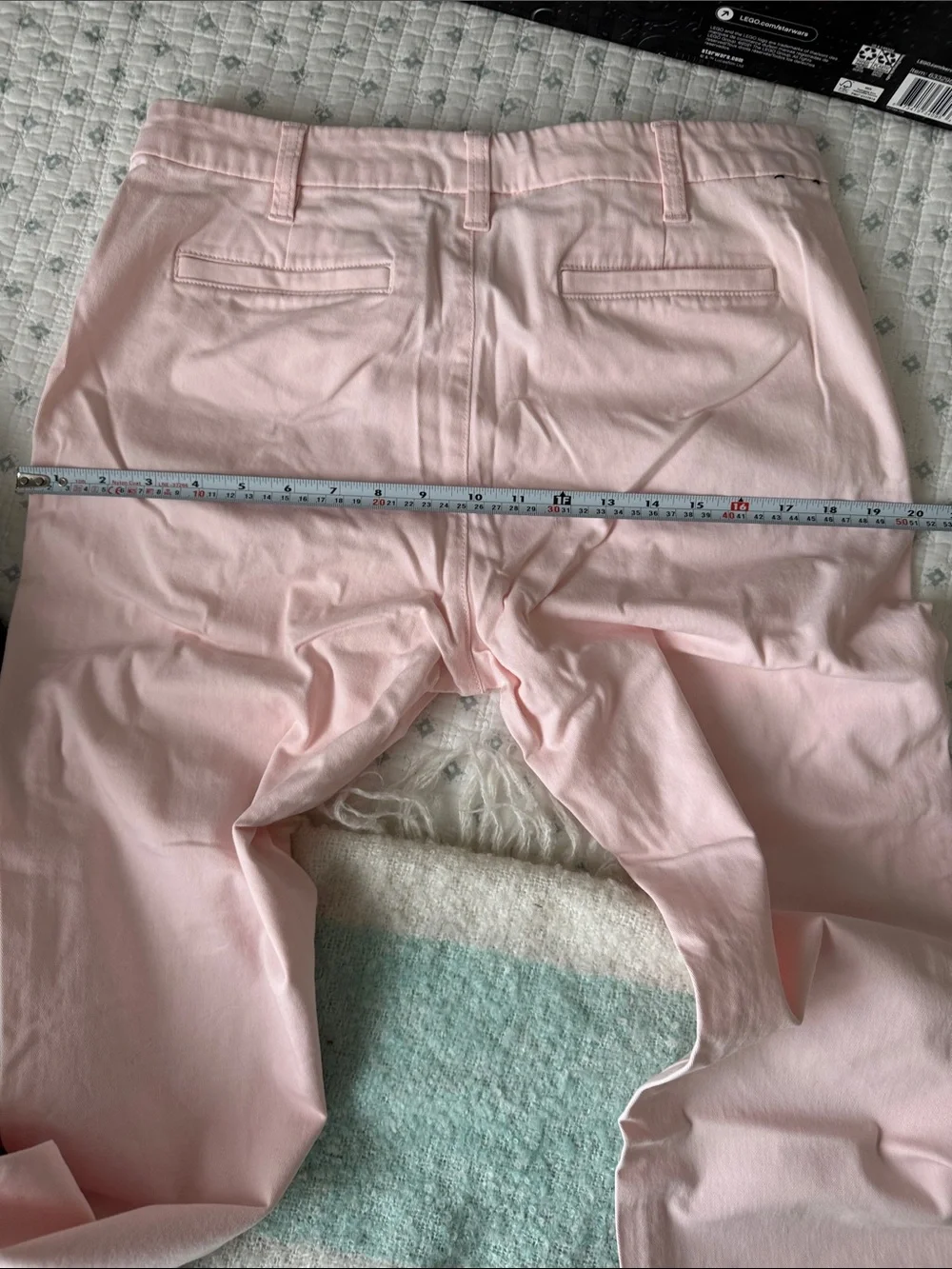 J. Crew High-Rise Girlfriend Chinos - Pale Pink